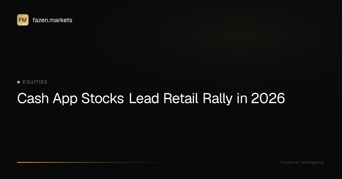 Cash App Stocks Lead Retail Rally in 2026 | Fazen Markets