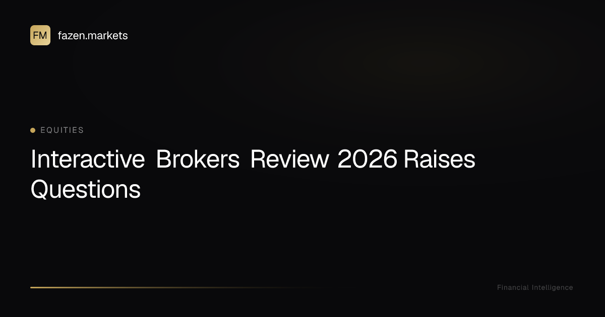 Interactive Brokers Review 2026 Raises Questions | Fazen Markets